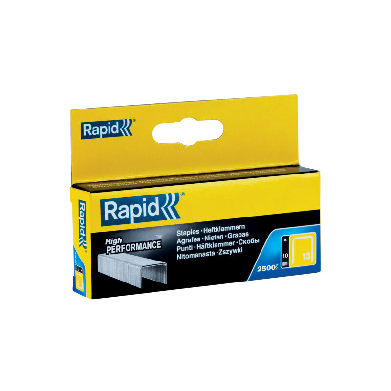 foto del prodotto rapid punti i in filo sottile n. 13 10 mm conf. da 2.500 pz.