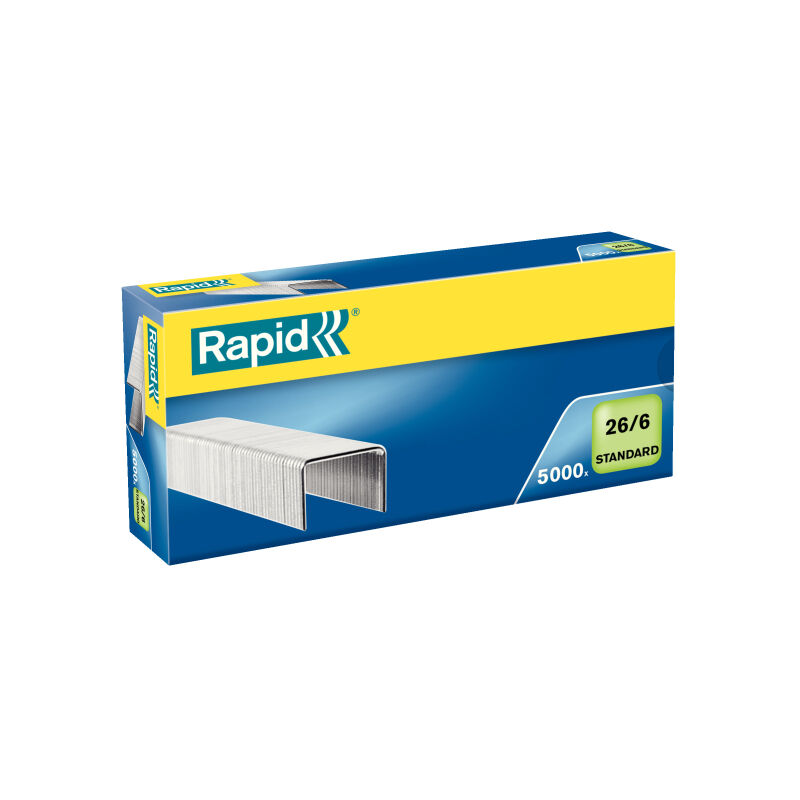 foto del prodotto rapid punti standard 26 6 5m confezione da 5.000 pz.