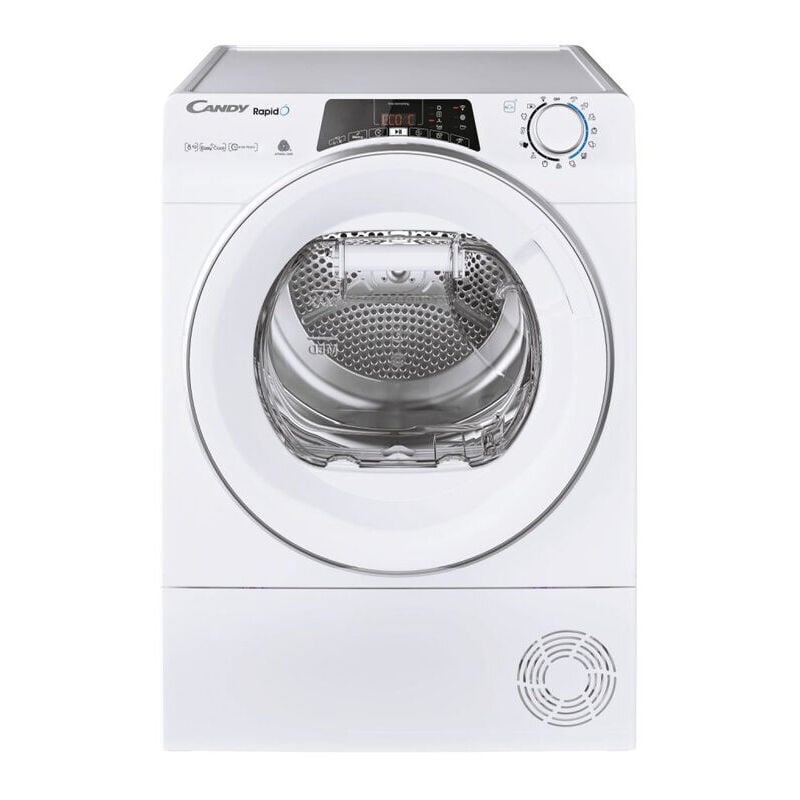 foto del prodotto rapid roe h8a3tsex s asciugatrice libera installazione caricamento frontale 8 kg a bianco candy