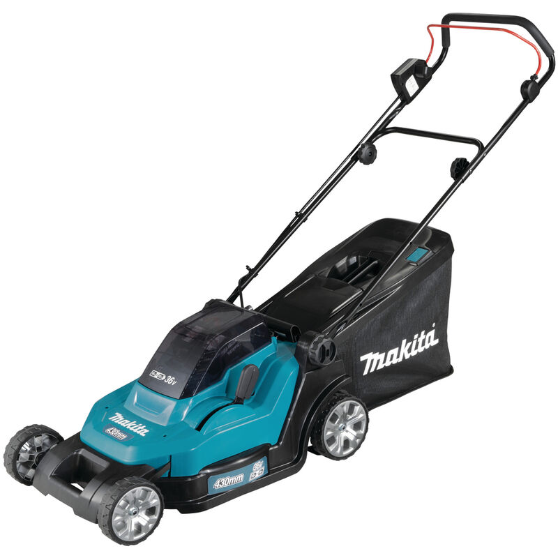 foto del prodotto rasaerba 36v 2x18v makita senza batteria n caricabatterie dlm432z