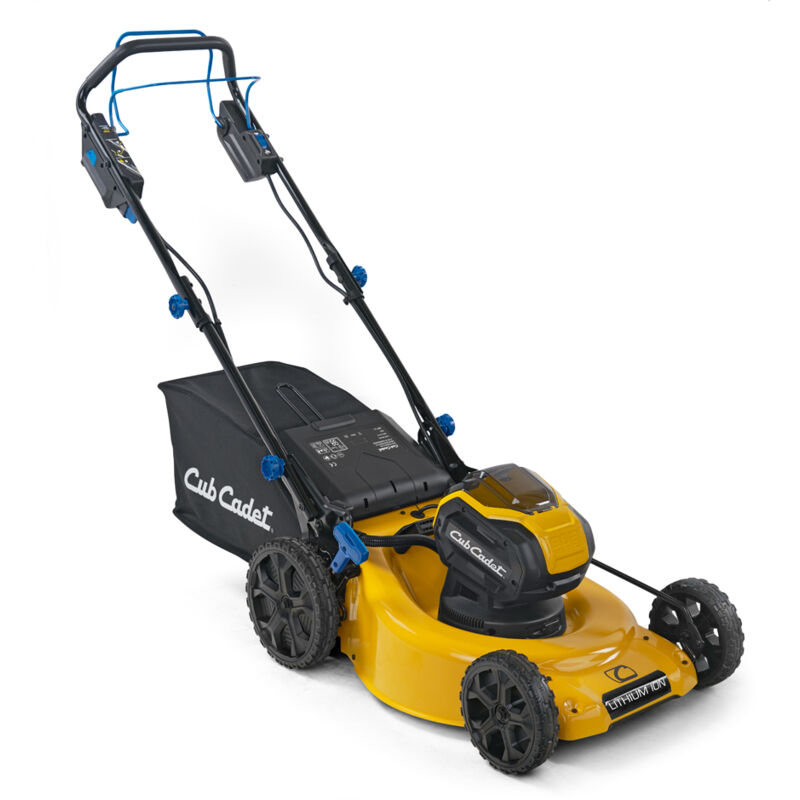 foto del prodotto rasaerba a batteria cub cadet lm5 e 51 r 60 v trazionato taglio 51 cm sacco 60l