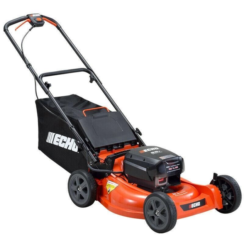 foto del prodotto rasaerba a batteria echo eclm 58v batteria 4ah 80v caricabatterie 53cm