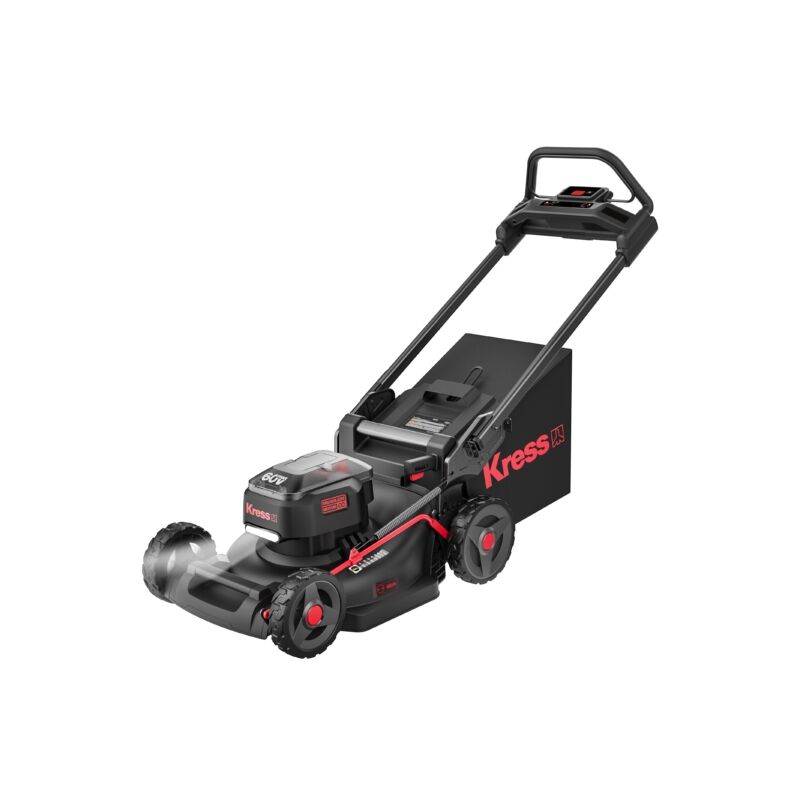 foto del prodotto rasaerba a batteria kress kg756e.9 60v 46 cm a spinta senza batteria e carica