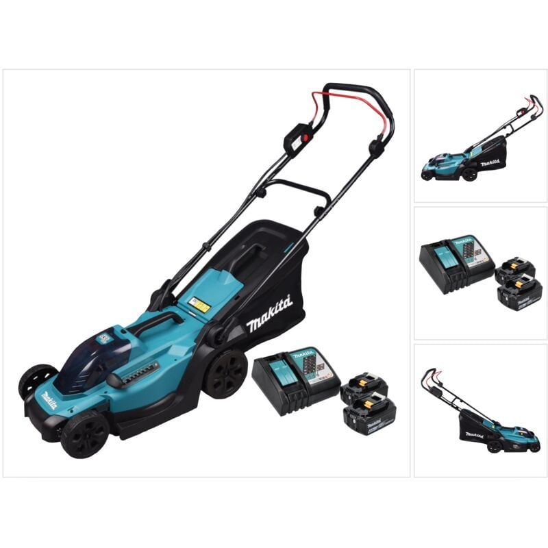 foto del prodotto rasaerba a batteria makita dlm 330 rg2 18 v 33 cm 30 l 2x batteria 6,0 ah caricabatterie