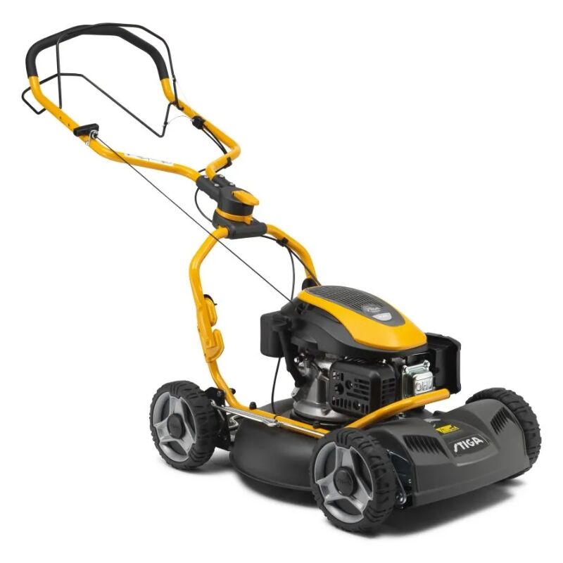 foto del prodotto rasaerba a scoppio stiga multiclip 750 s 166 cc taglio 48cm mulching a trazione