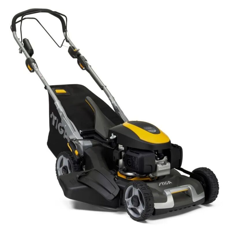 foto del prodotto rasaerba a scoppio stiga twinclip 955 ve 167 cc taglio 53 cm 4 in 1 a trazione