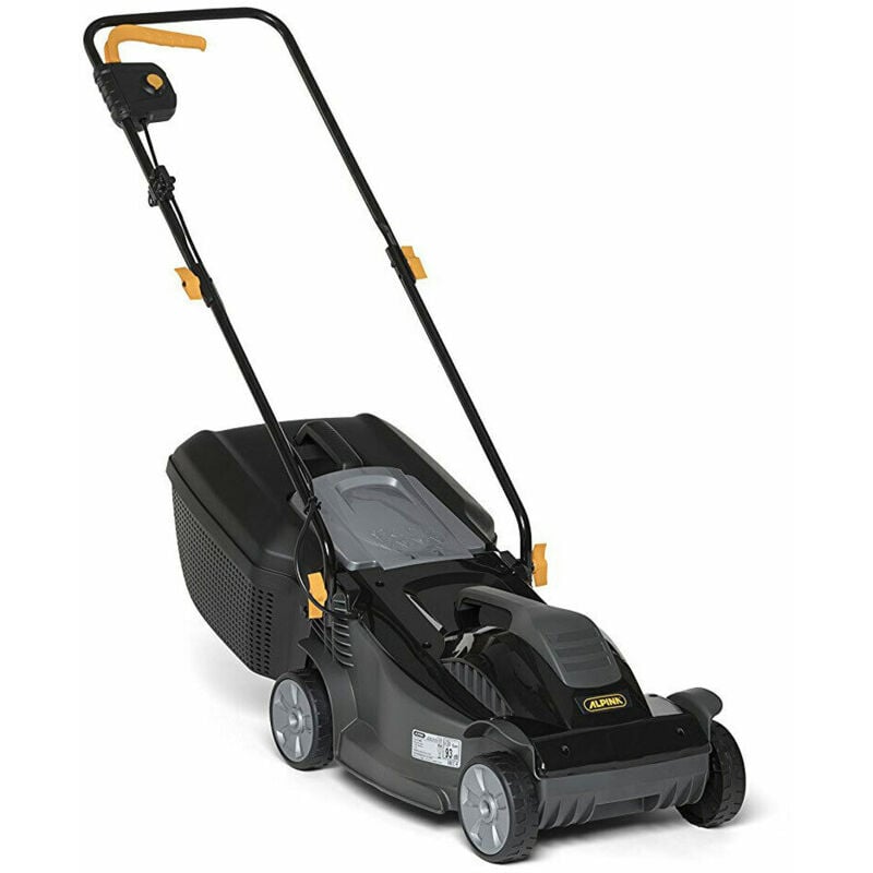 foto del prodotto rasaerba elettrico alpina bl 380 e tosaerba 1400w tagliaerba a spinta sacco 40 l