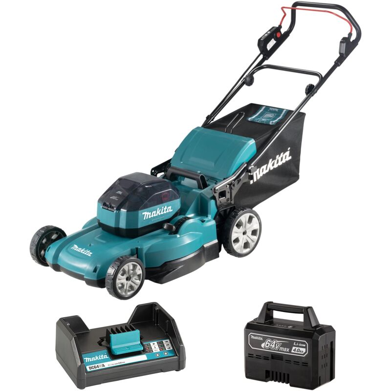 foto del prodotto rasaerba makita bl6440 da 53 cm 64vmax 1 batt. caricabatteria dc64wa lm002jm101