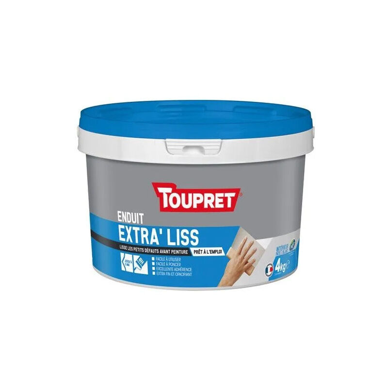 foto del prodotto rasante extra fine per finiture, uso interno, 4kg, bianco