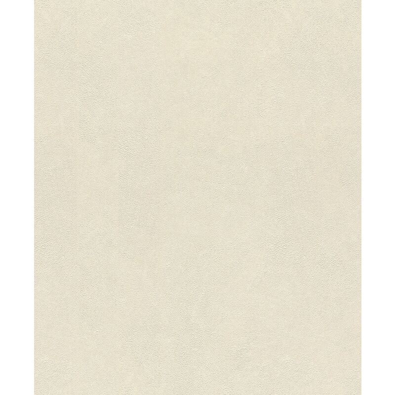 foto del prodotto rasch carta da parati 860122 della collezione b.b home passion vi carta da parati in tessuto non tessuto tinta unita color crema con struttura a