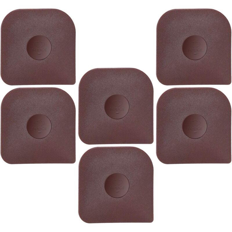 foto del prodotto raschietti per pentole in plastica, 6 pezzi di utensili per la pulizia delle pentole, raschietto per pentole durevole