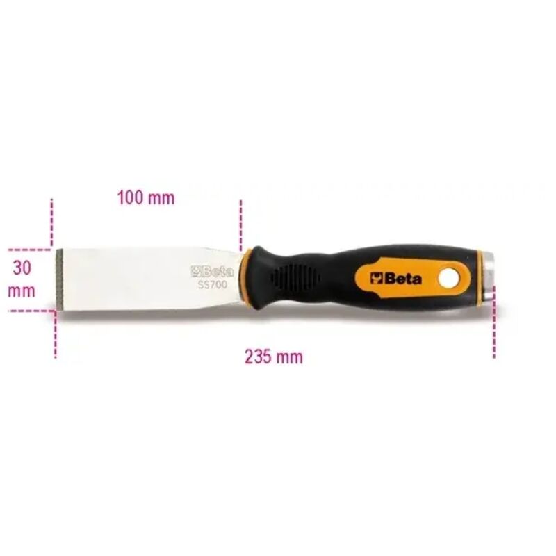 foto del prodotto raschietto a battere diritto beta 1479rb 1