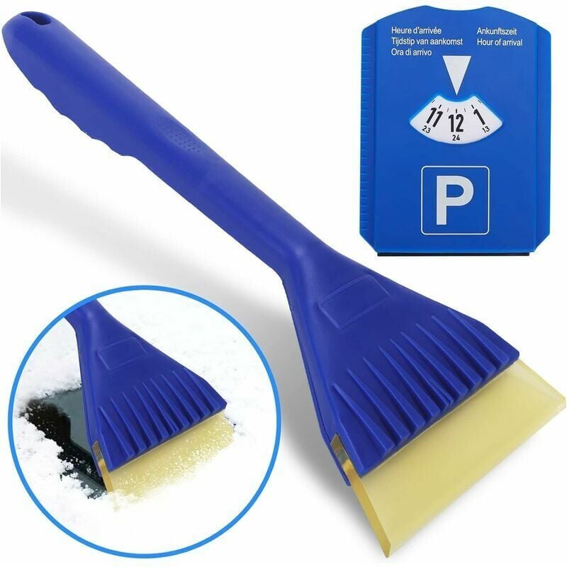 foto del prodotto raschietto per parabrezza, accessori per auto, sbrinatore per parabrezza, raschietto per auto, con disco orario