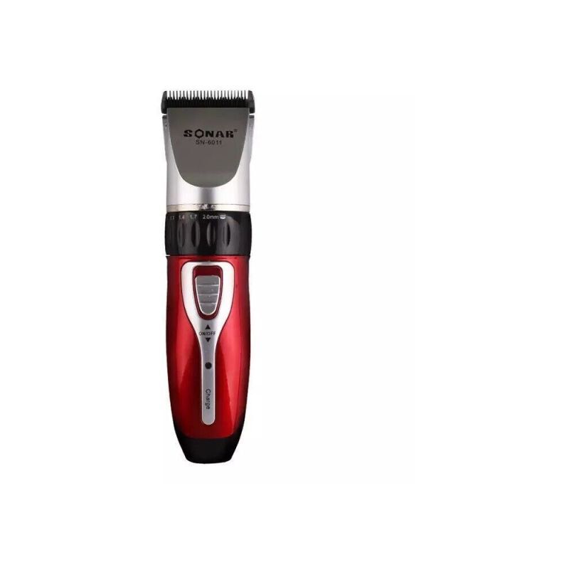 foto del prodotto rasoio elettrico regola barba taglia capelli batteria ricaricabile 4pettini 6011