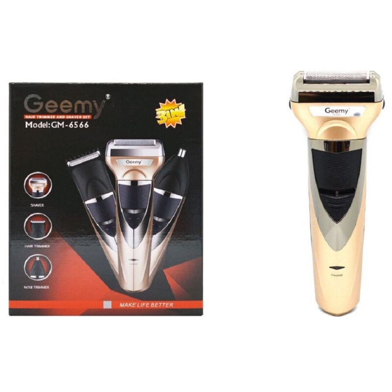 foto del prodotto rasoio rifinitore 3in1 tagliacapelli professionale ricaricabile cordless gm-6566 - - maxtech