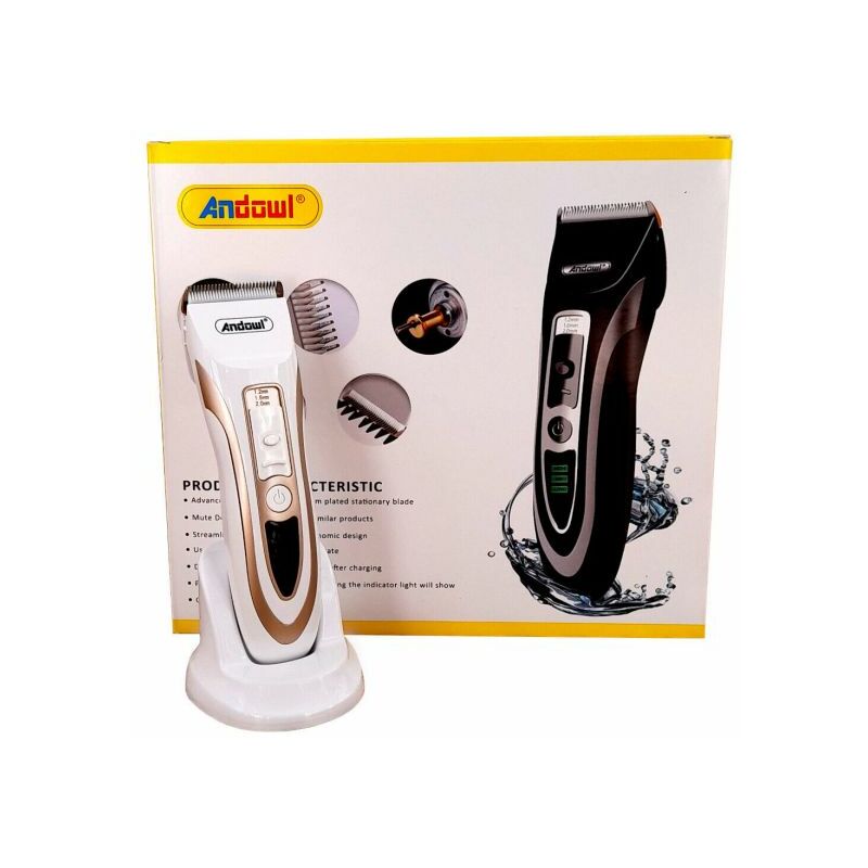 foto del prodotto rasoio taglia capelli elettrico regola barba ricaricabile display pettini ql7188