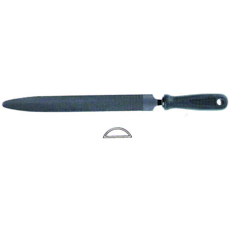 foto del prodotto raspe cabinet mezze tonde con manico plastica 10 mm.250 taglio bastardo