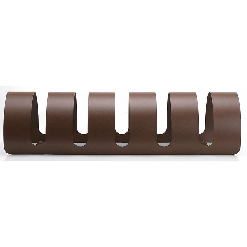 foto del prodotto rastelliera portabici 5 posti in ferro 90x30x23 cm belfer bike rack 42 pb ruggine