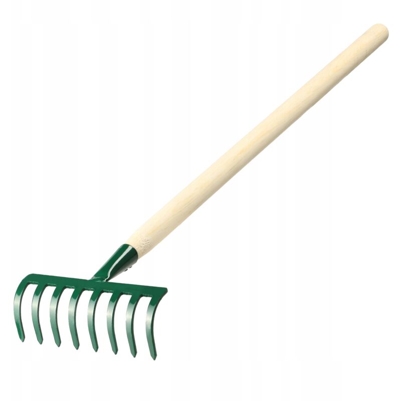 foto del prodotto rastrelli kadax piccoli rastrelli da giardino con manico a 8 denti