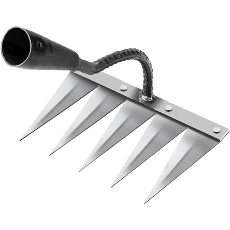 foto del prodotto rastrello da diserbo da giardino in acciaio ad alto tenore di carbonio portatile da giardino