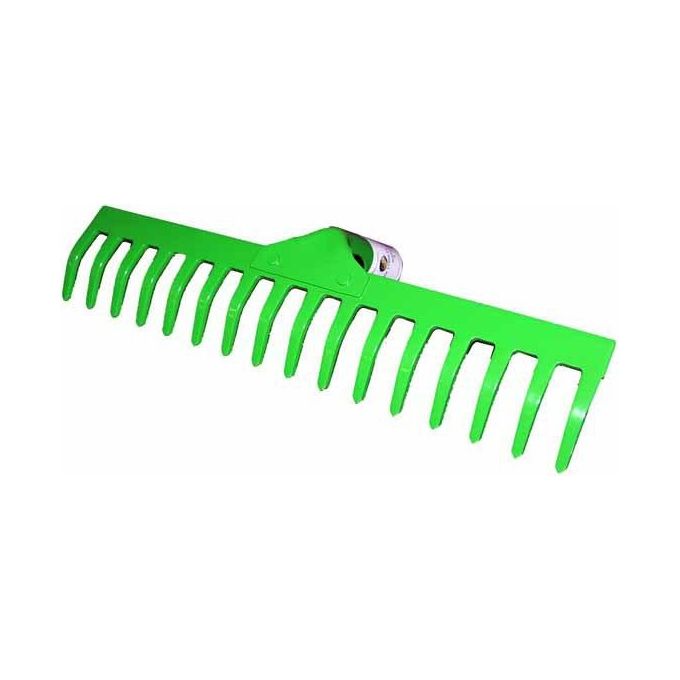 foto del prodotto rastrello in acciaio verniciato spessore mm.4 16 denti