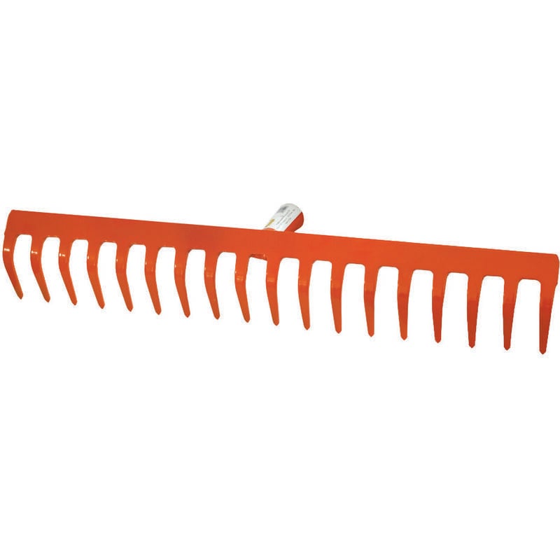 foto del prodotto rastrello in acciaio verniciato spessore mm.4 8 denti