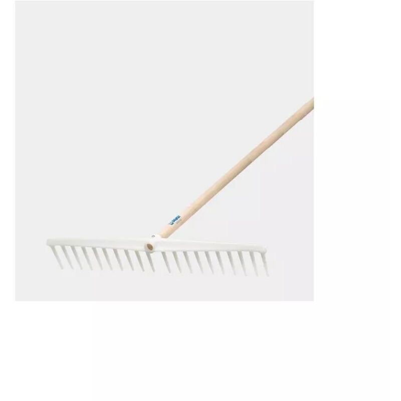 foto del prodotto rastrello in plastica a 20 denti con manico