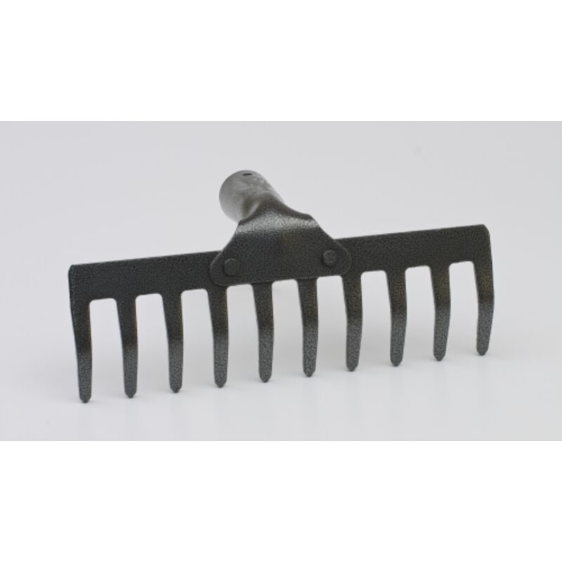 foto del prodotto rastrello pesante a 10 denti in acciaio verniciato rastrelli prato e giardino