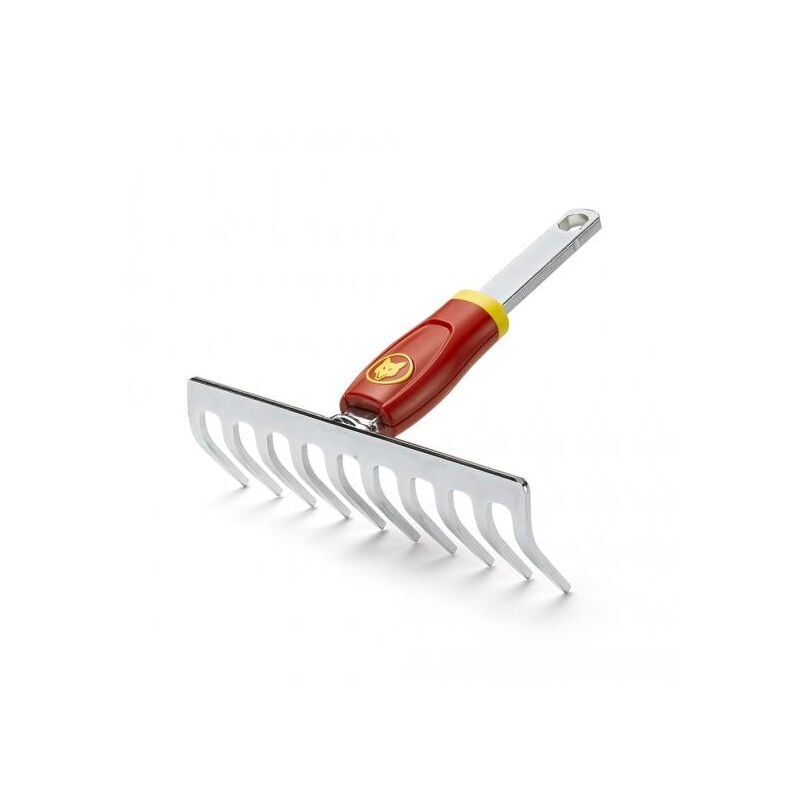 foto del prodotto rastrello piccolo 10 denti wolf 19 cm senza manico dsm19