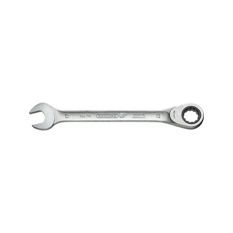 foto del prodotto ratchet chiave combinazione, testa a cricchetto destro riviera s piatto 36 mm lungo. 480 mm, angolo di 5 lavorativi
