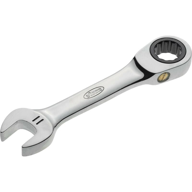foto del prodotto ratcheting combination wrench short v2825 profilo esagonale esterno, profilo a doppio esagono esterno size 11 mm