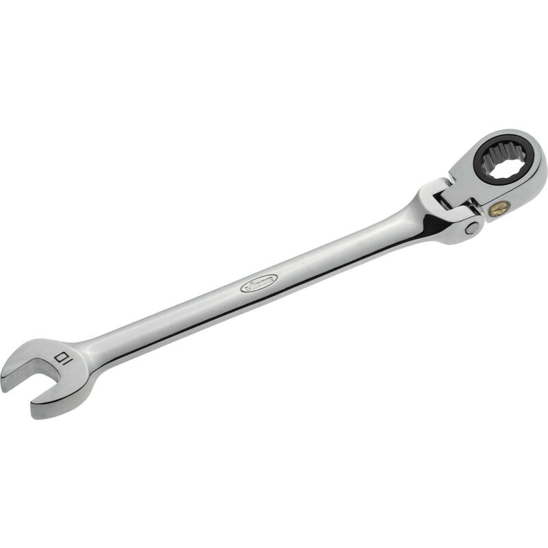 foto del prodotto ratcheting combination wrench with hinge v2806 profilo esagonale esterno, profilo a doppio esagono esterno size 10 mm