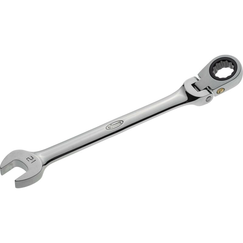foto del prodotto ratcheting combination wrench with hinge v2808 profilo esagonale esterno, profilo a doppio esagono esterno size 12 mm