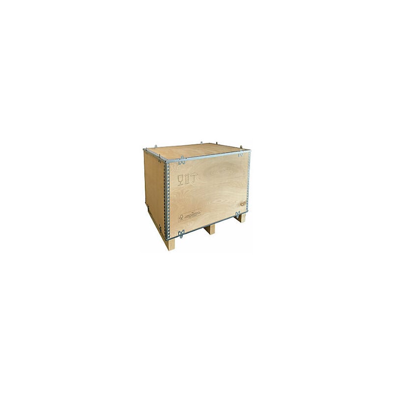 foto del prodotto ratioform cassa in legno pieghevole con pattini con pattini a