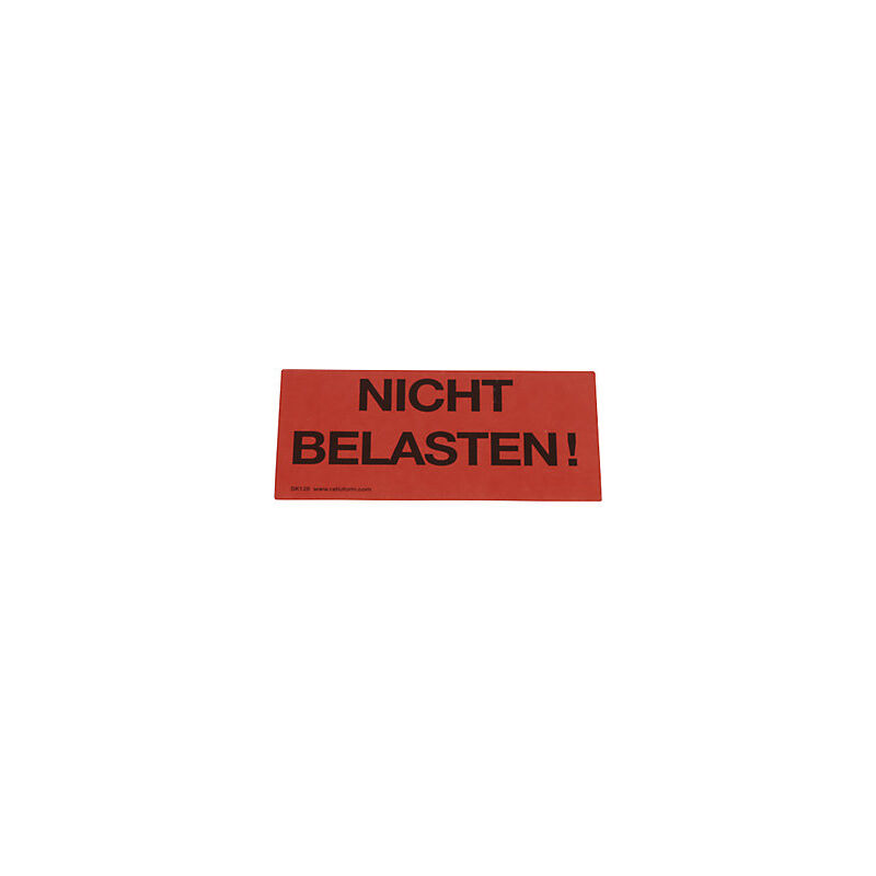 foto del prodotto ratioform etichette segnaletiche stampa nicht belasten