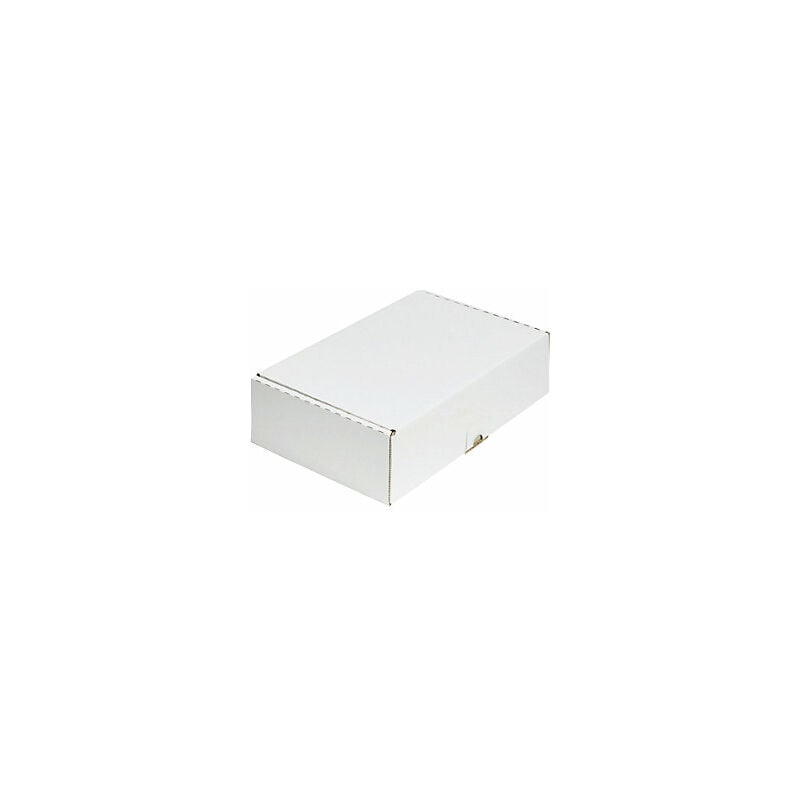 foto del prodotto ratioform terra scatola con coperchio a onda singola bianco