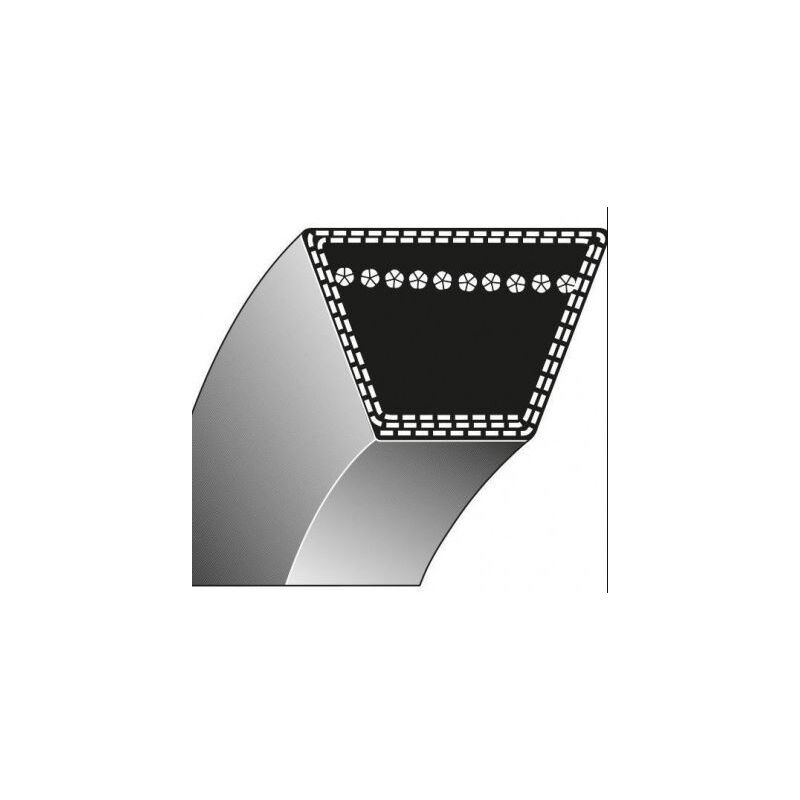 foto del prodotto ratioparts cinghia rasaerba tagliaerba sabo 52 140 h, 52 140 h m.a 10x813mm