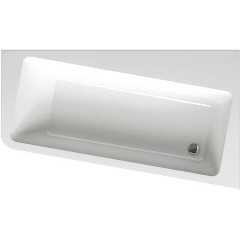 foto del prodotto ravak 10 vasca asimmetrica 170 r, 170x100 cm, destra, bianco c821000000