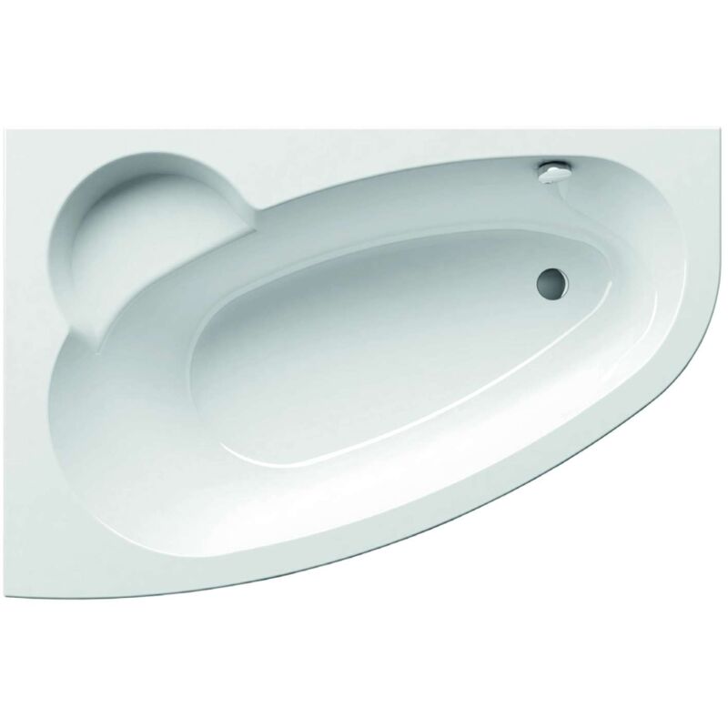 foto del prodotto ravak asymmetric vasca da bagno angolare 150x100 cm, sinistra, bianco c441000000
