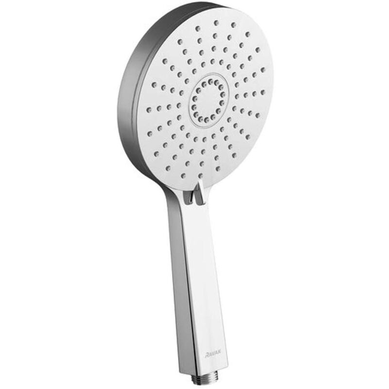 foto del prodotto ravak docce soffione doccia flat xxl 961.00, 3 getti, diametro 14 cm, cromo x07p344