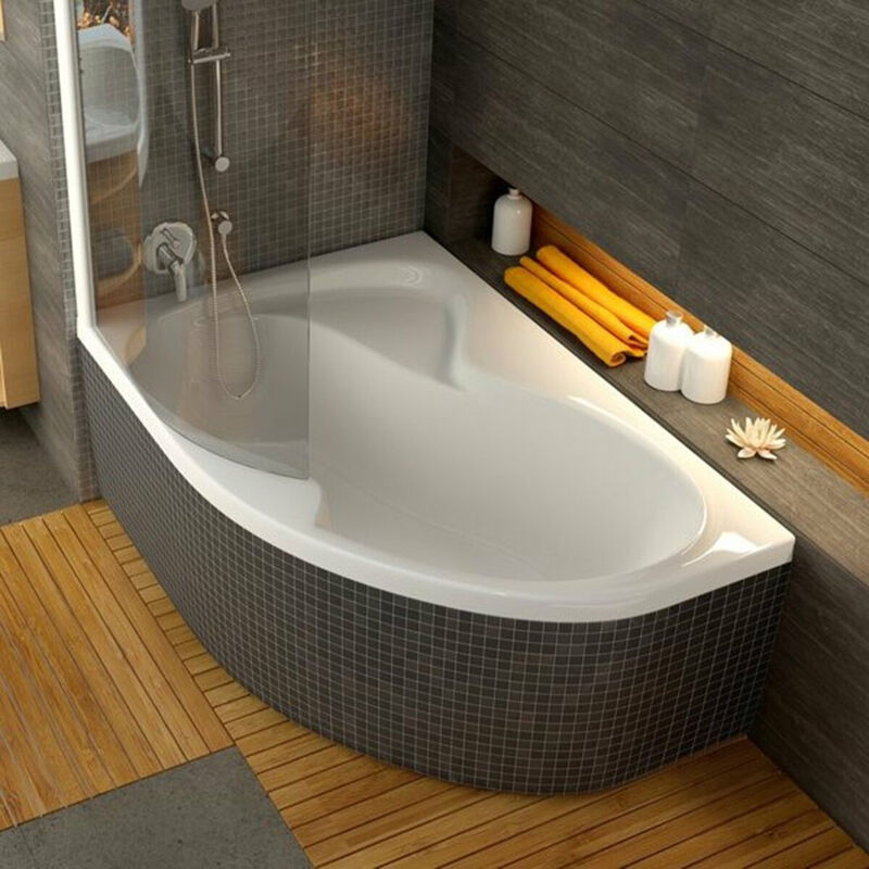 foto del prodotto ravak rosa ii vasca da bagno ad angolo 170x105 cm, sx, bianco c221000000