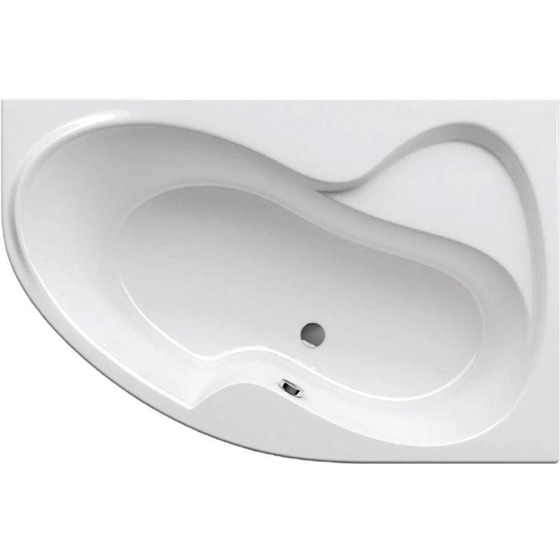 foto del prodotto ravak rosa ii vasca da bagno angolare in acrilico, destra 150x105 cm, bianco ro1500newp 
