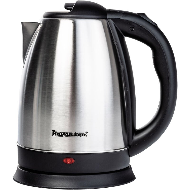 foto del prodotto ravanson cb 7015 bollitore elettrico 1,8 l 1800 w nero, acciaio inox