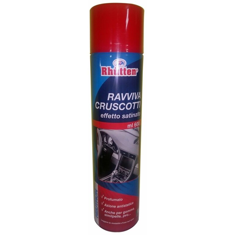 foto del prodotto ravviva cruscotti 600 ml effetto satinato rhutten lucida e protegge auto