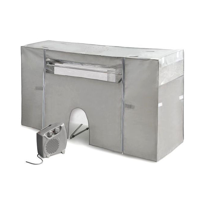 foto del prodotto rayen custodia stendipanni 105x56x106cm ideale per organizzare e proteggere il tuo stendibiancheria da polvere e umidita 