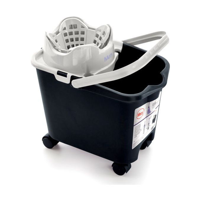 foto del prodotto rayen secchio mocio con strizzatore mery 14 litri