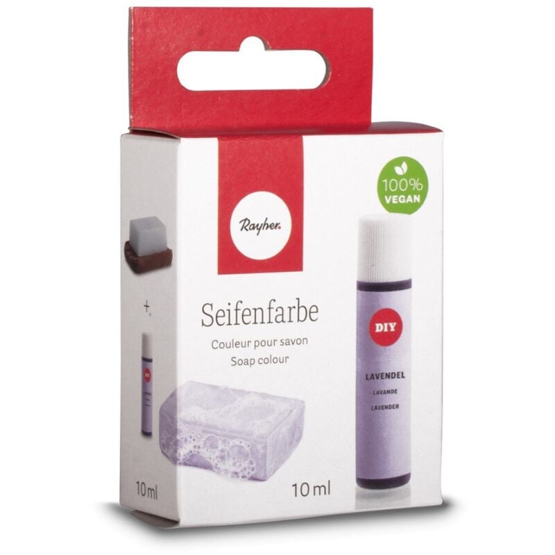 foto del prodotto rayher, colore per sapone, sb-box da 10 ml, a base d acqua, lavanda, 10.3 x 6 x 2.7 cm