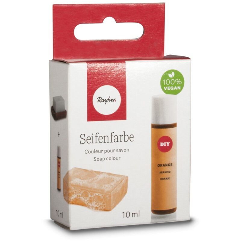 foto del prodotto rayher colore per sapone, sb box da 10 ml, a base d acqua, orange, 10.3 x 6 x 2.7 cm
