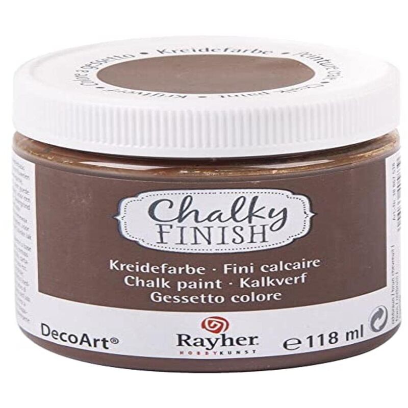 foto del prodotto rayher hobby chalky finish colore in gesso, metallo, marrone fawn , 118 ml, 118 unit 