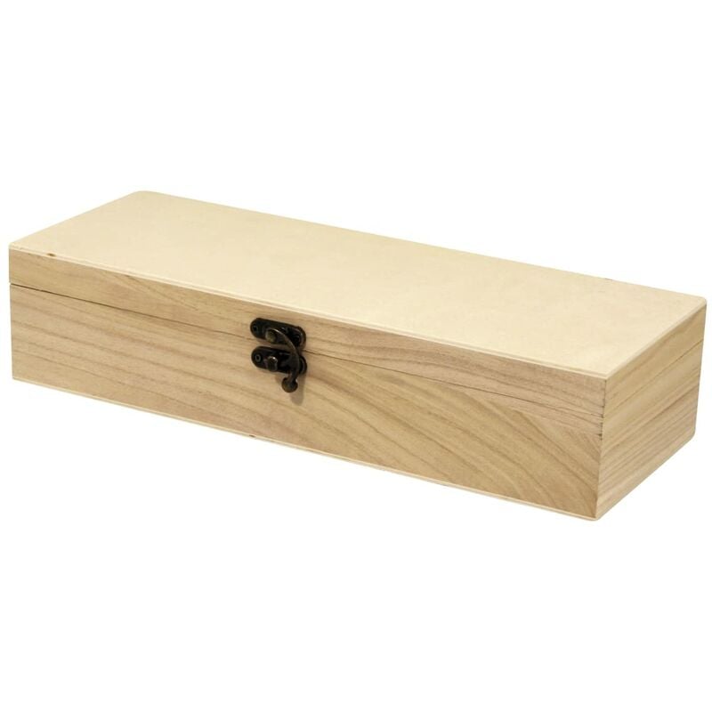 foto del prodotto rayher scatola in legno quadrato, 1 set di 4 scatole impilabili, 32 x 12 x 7 cm e 3 x 10 x 10 x 6 cm, beige, misto, fsc mix credit